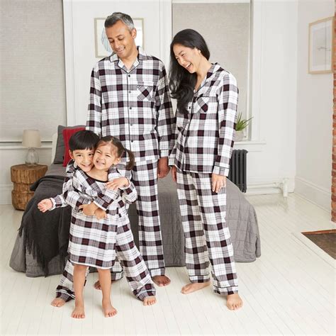 family flannel pajamas|flannel matching family pajama set.